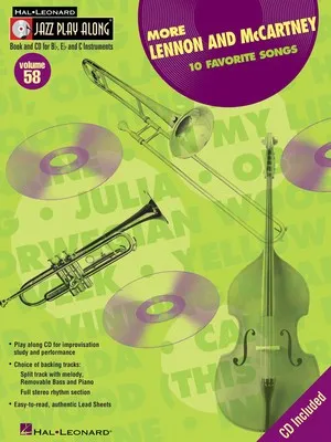 MORE LENNON MCCARTNEY JAZZ PLAY ALONG BK/CD V58 (O/P)
