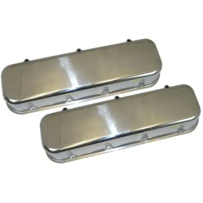 Moroso Cast Aluminum Valve Cover, Polished Finish, Tall, Big Block Chev