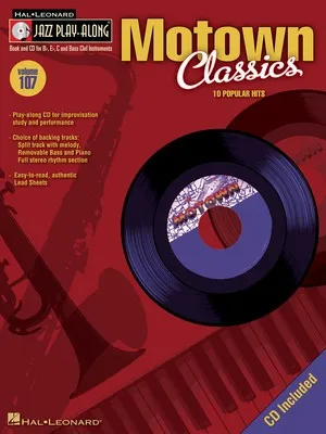MOTOWN CLASSICS JAZZ PLAYALONG V107 BK/CD