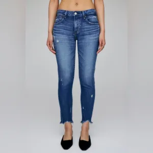 Moussy Vintage Daleville Skinny Jeans - Factory Distressing - So Flattering!