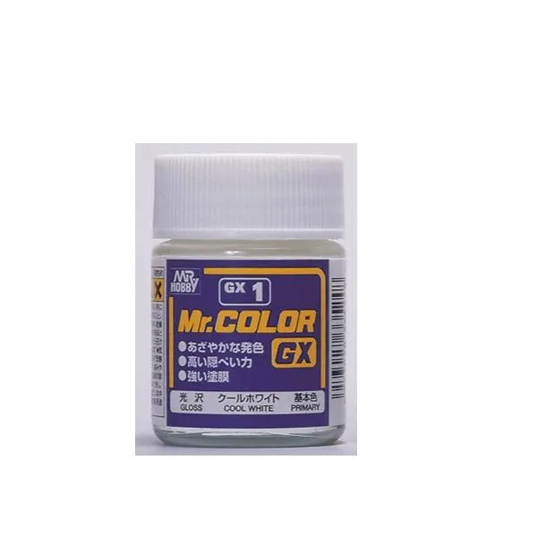 Mr. Color GX Opaque Enamel Paint for Metal: All Colours (Use Dropdown List to Select Colour)