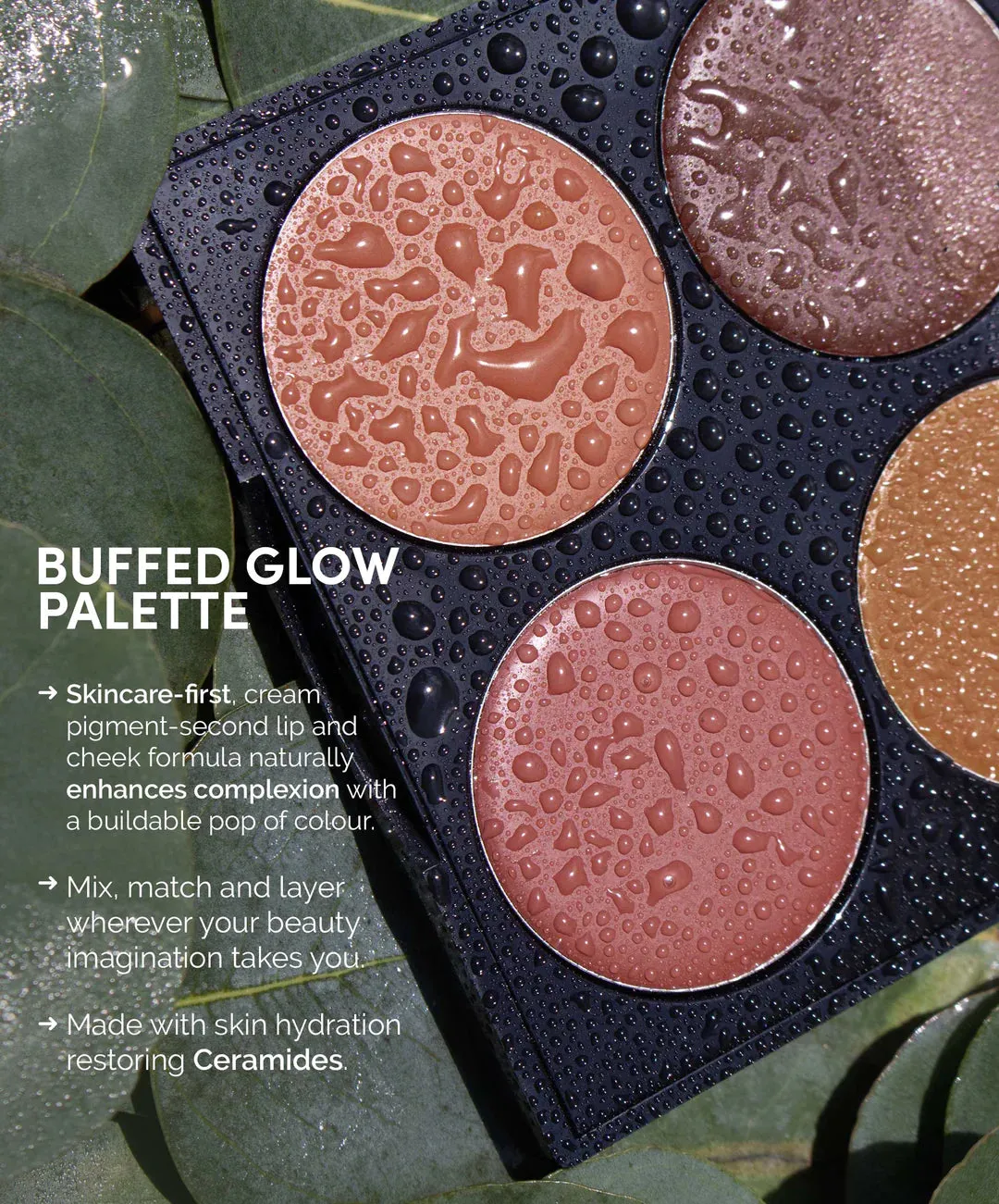 MULTI-USE CERAMIDE CREAM LIP   CHEEK PALETTE