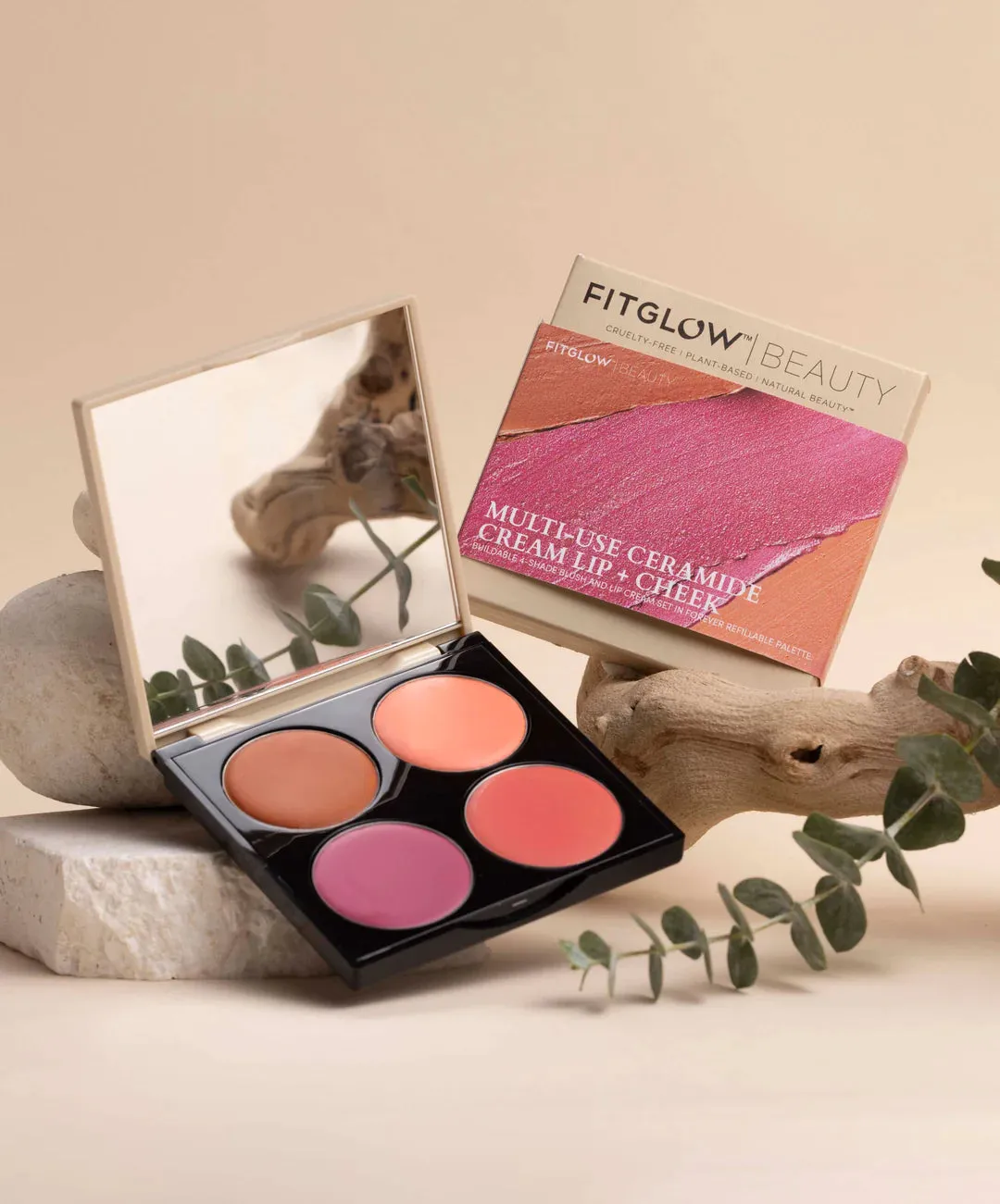 MULTI-USE CERAMIDE CREAM LIP   CHEEK PALETTE