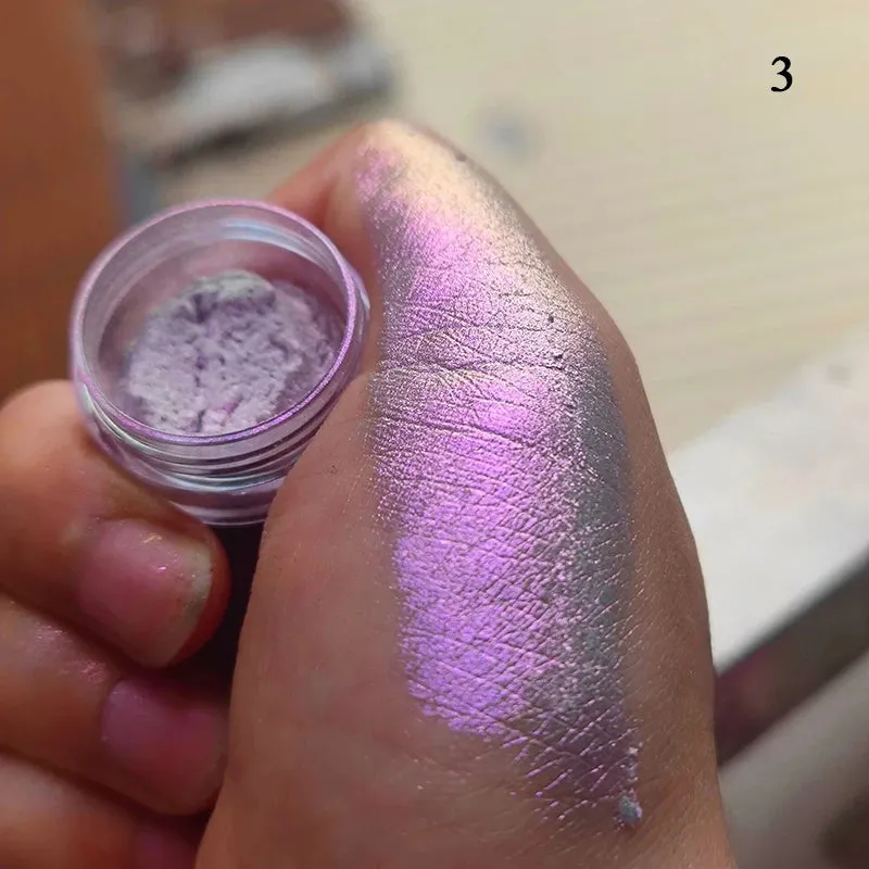 MultiChrome Shifting Pigments Chameleon Eyeshadow Duochrome Chameleon Eyeshadow Infinite Chrome Shining Eyeshadow Net 0.2g