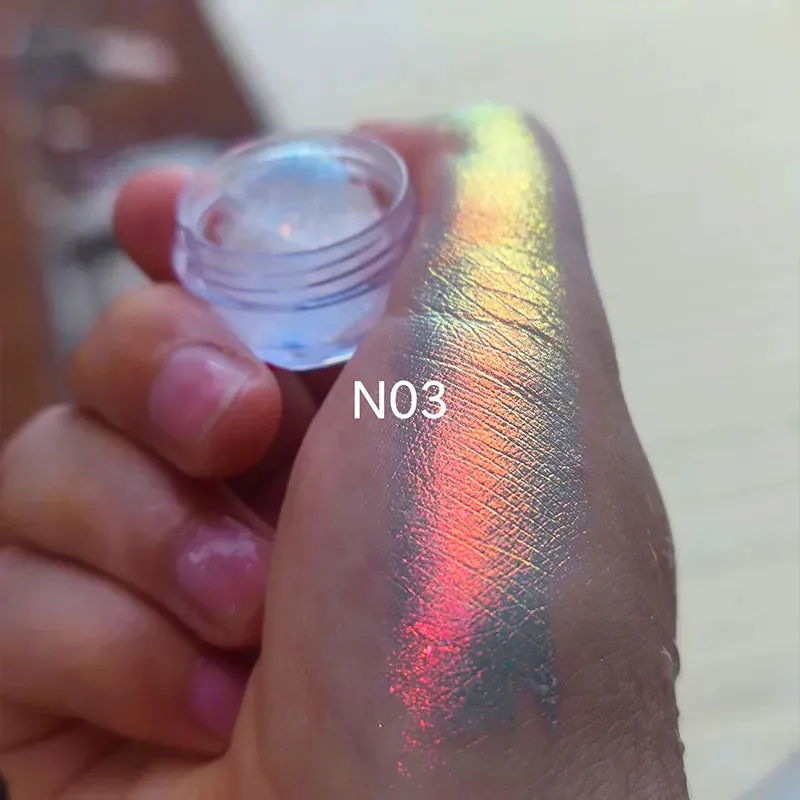 MultiChrome Shifting Pigments Chameleon Eyeshadow Duochrome Chameleon Eyeshadow Infinite Chrome Shining Eyeshadow Net 0.2g