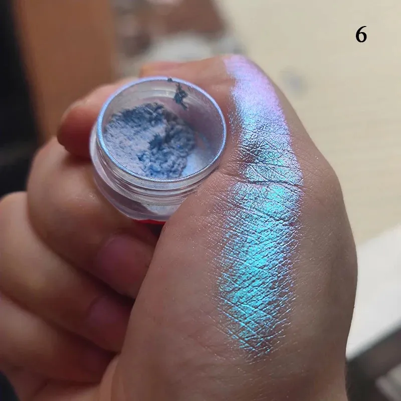 MultiChrome Shifting Pigments Chameleon Eyeshadow Duochrome Chameleon Eyeshadow Infinite Chrome Shining Eyeshadow Net 0.2g
