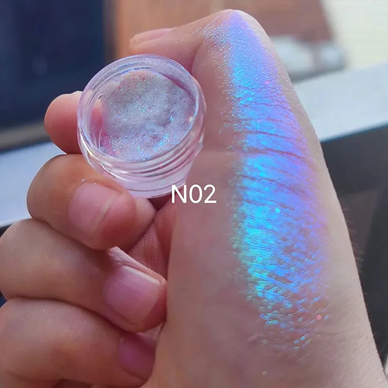 MultiChrome Shifting Pigments Chameleon Eyeshadow Duochrome Chameleon Eyeshadow Infinite Chrome Shining Eyeshadow Net 0.2g
