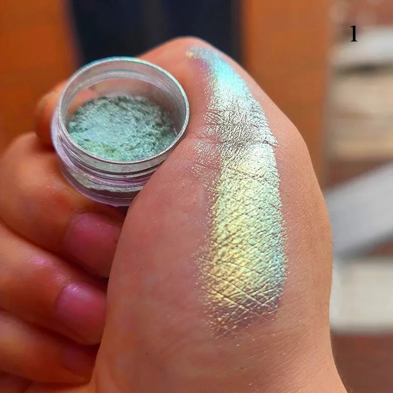 MultiChrome Shifting Pigments Chameleon Eyeshadow Duochrome Chameleon Eyeshadow Infinite Chrome Shining Eyeshadow Net 0.2g