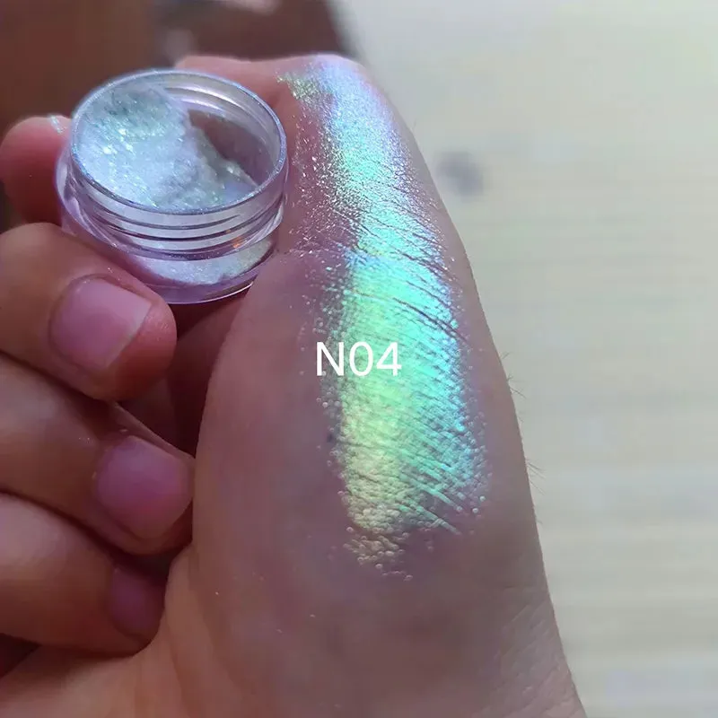 MultiChrome Shifting Pigments Chameleon Eyeshadow Duochrome Chameleon Eyeshadow Infinite Chrome Shining Eyeshadow Net 0.2g