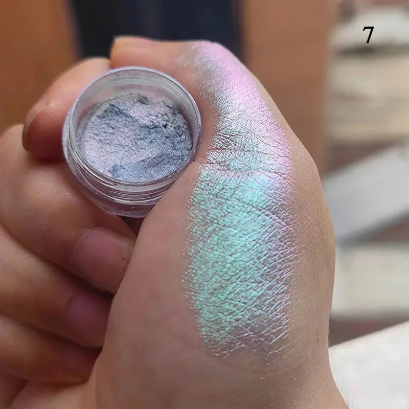 MultiChrome Shifting Pigments Chameleon Eyeshadow Duochrome Chameleon Eyeshadow Infinite Chrome Shining Eyeshadow Net 0.2g