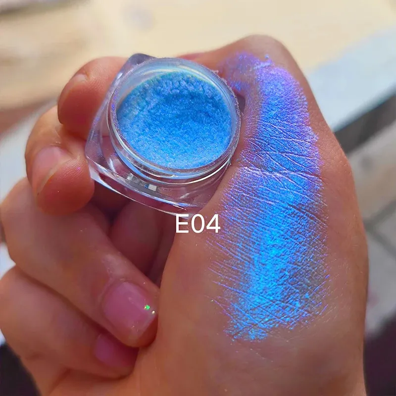 MultiChrome Shifting Pigments Chameleon Eyeshadow Duochrome Chameleon Eyeshadow Infinite Chrome Shining Eyeshadow Net 0.2g