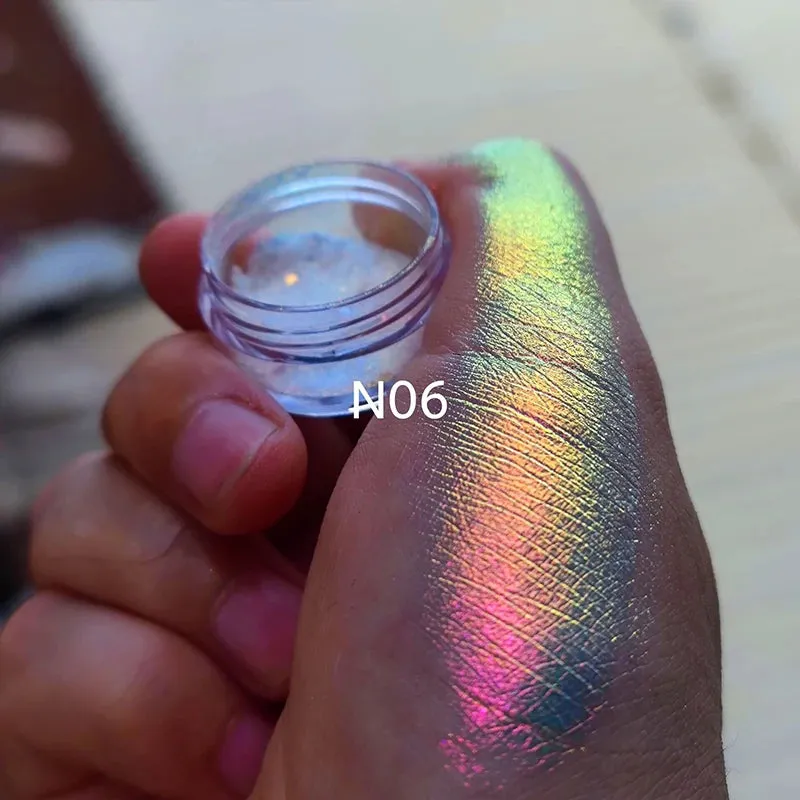 MultiChrome Shifting Pigments Chameleon Eyeshadow Duochrome Chameleon Eyeshadow Infinite Chrome Shining Eyeshadow Net 0.2g