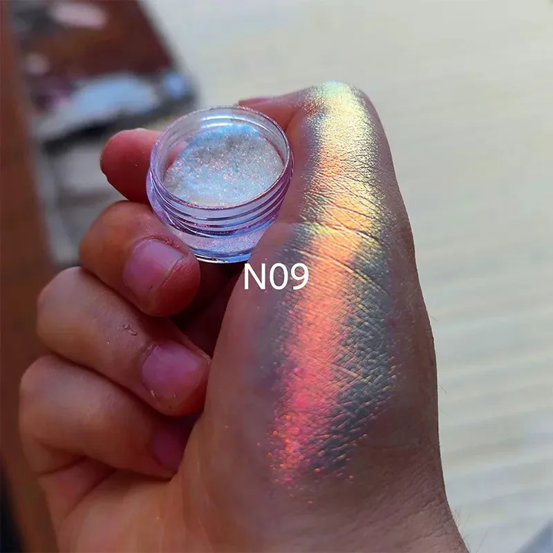 MultiChrome Shifting Pigments Chameleon Eyeshadow Duochrome Chameleon Eyeshadow Infinite Chrome Shining Eyeshadow Net 0.2g