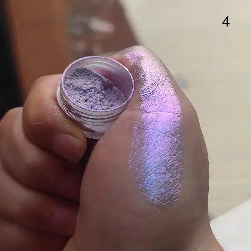 MultiChrome Shifting Pigments Chameleon Eyeshadow Duochrome Chameleon Eyeshadow Infinite Chrome Shining Eyeshadow Net 0.2g