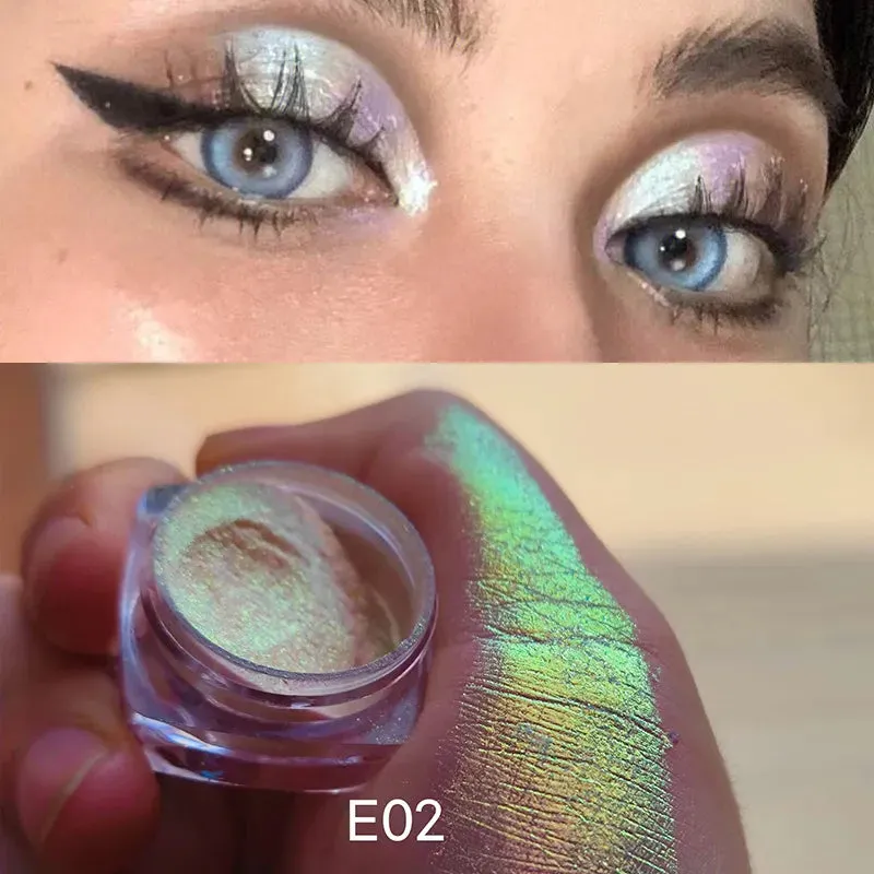 MultiChrome Shifting Pigments Chameleon Eyeshadow Duochrome Chameleon Eyeshadow Infinite Chrome Shining Eyeshadow Net 0.2g