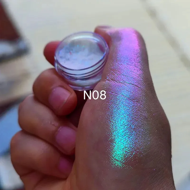 MultiChrome Shifting Pigments Chameleon Eyeshadow Duochrome Chameleon Eyeshadow Infinite Chrome Shining Eyeshadow Net 0.2g