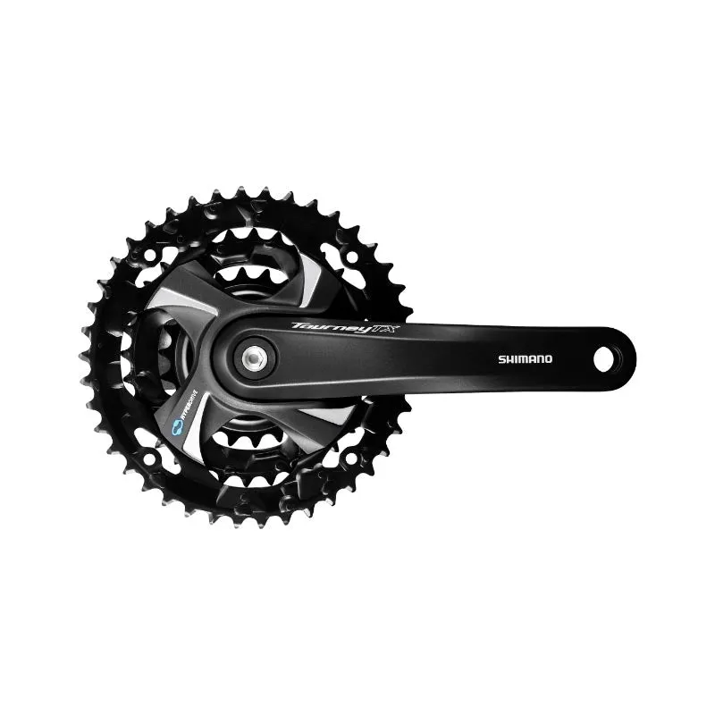 Multiplicación SHIMANO Tourney FC-TX801 42x32x22D / Biela de 175 mm / Para 7/8 Velocidades / No incluye protector de cadena