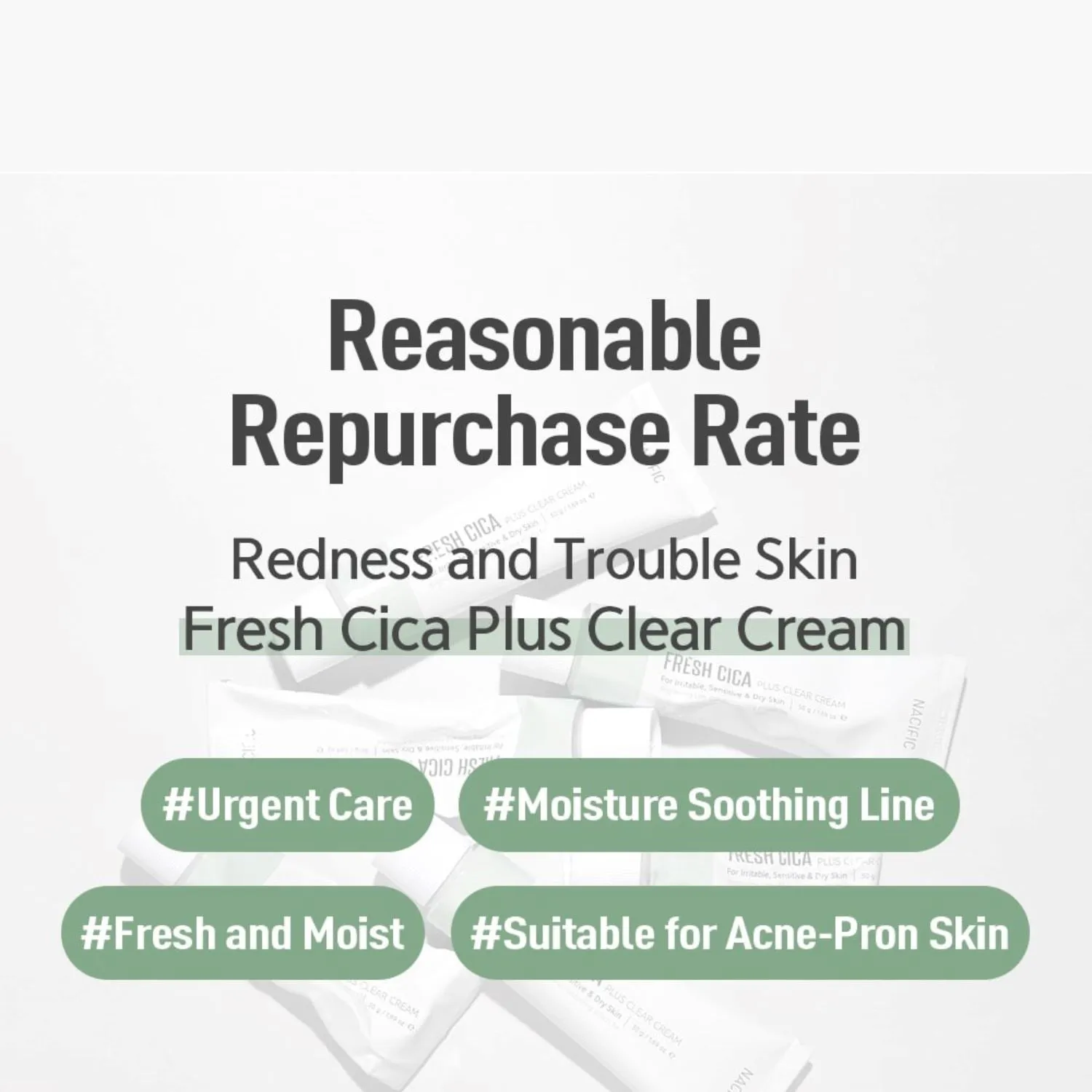 NACIFIC Fresh Cica Plus Clear Cream 50g