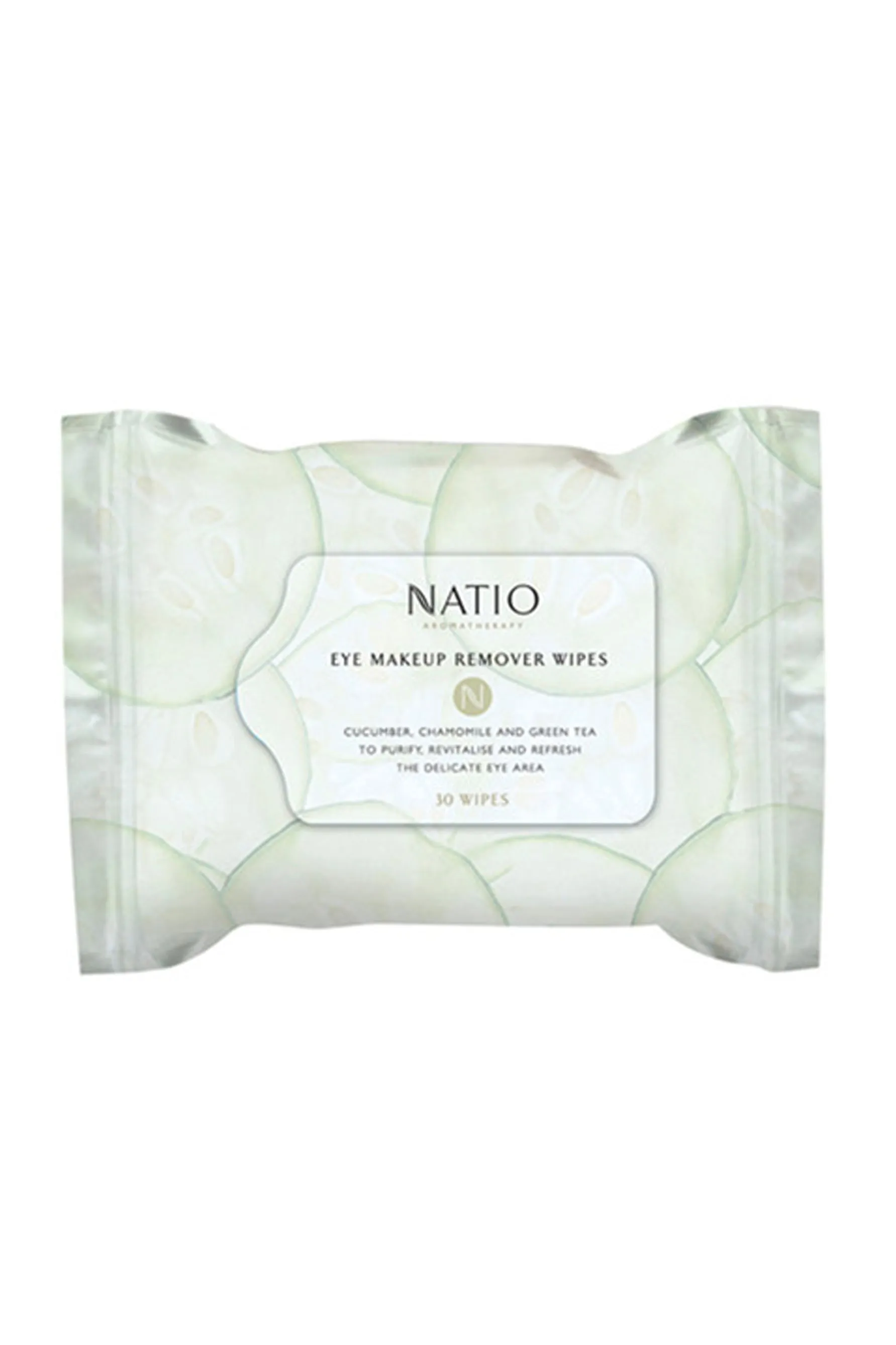 NATIO Eye Make Up Remover Wipes 30