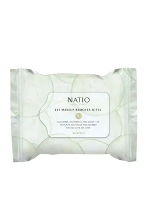 NATIO Eye Make Up Remover Wipes 30