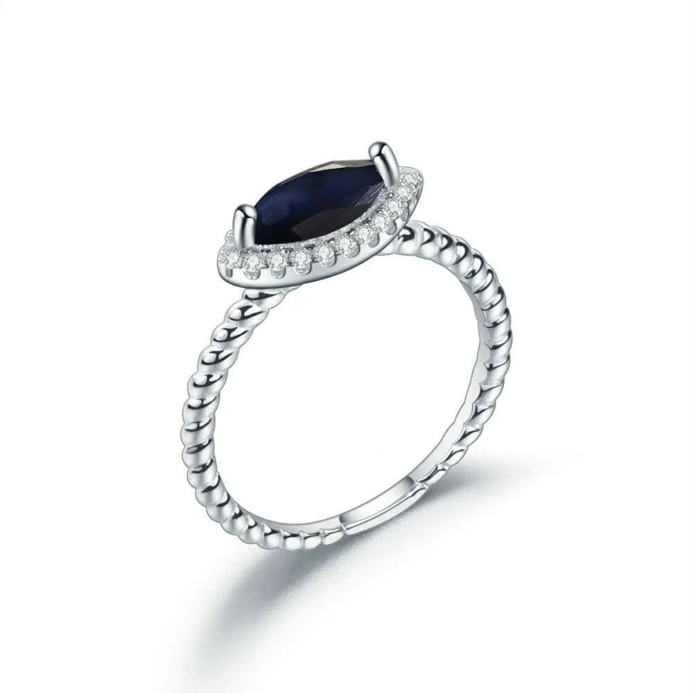 Natural Gemstone Ring Eternity Ring