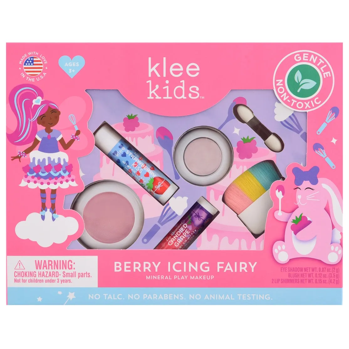 Natural Mineral Makeup Kit - Berry Icing Fairy