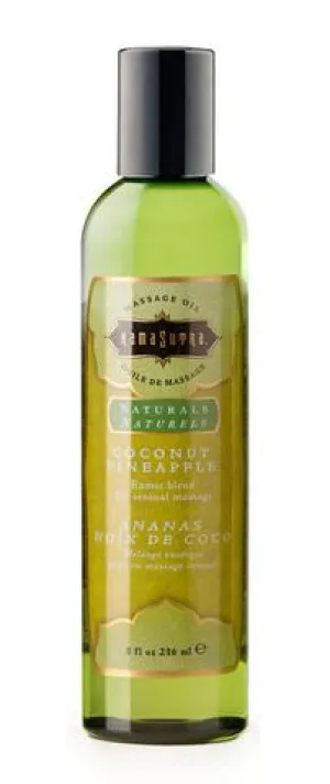 Naturals Massage Oil - Coconut Pineapple - 8 Fl. Oz.
