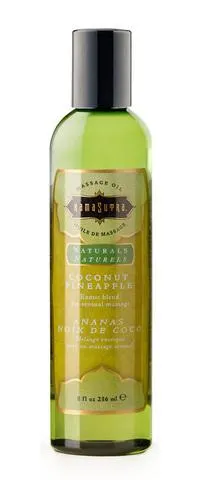 Naturals Massage Oil - Coconut Pineapple - 8 Fl. Oz.