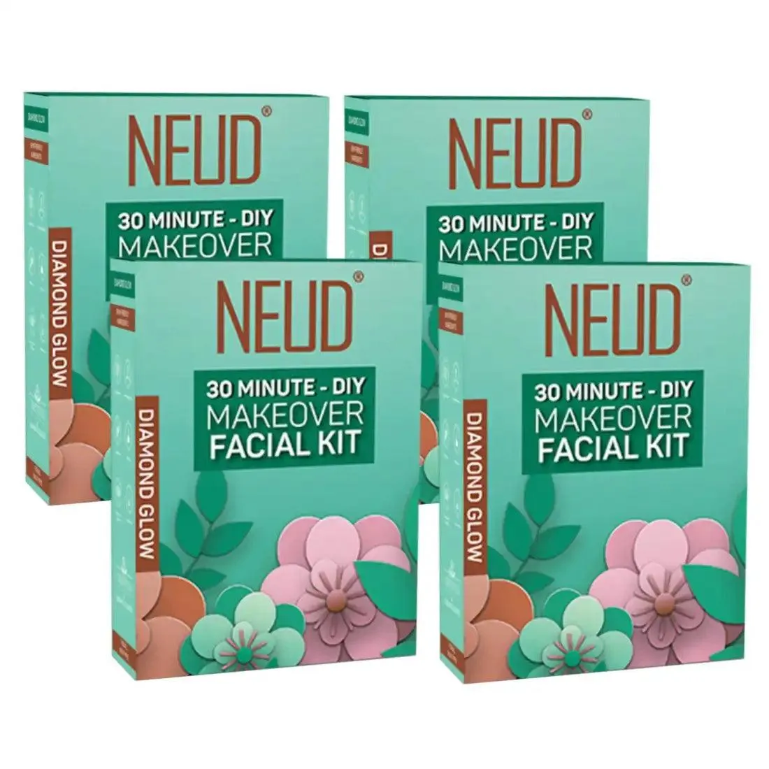 NEUD 6-Step DIY Makeover Facial Kit for Salon-Like Glow at Home