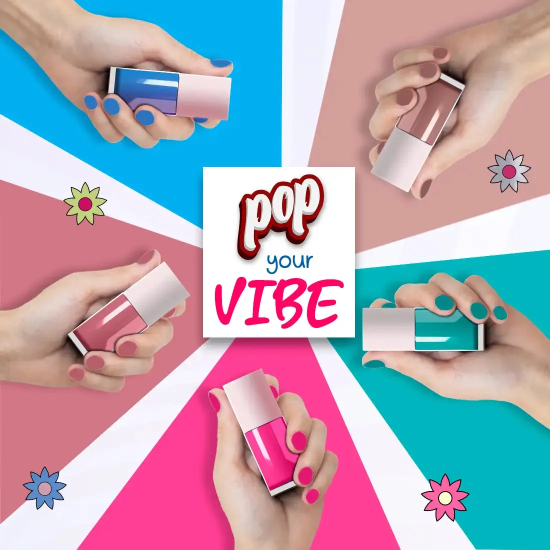 NEUD Lush Bella Nail Polish Sets with Vitamin E and Shea Butter, High Gloss, Instant Dry - 12x6ml