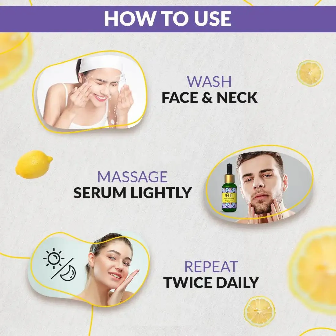 NEUD Super Hydrator Squalane Serum With Lemon Oil, Turmeric Oil and Reverskin - 30ml
