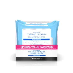 Neutrogena Fragrance Free Makeup Remover Facial Wipes, 25 Ct, 2 Pack