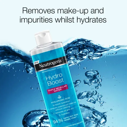 Neutrogena hydro boost triple micellar water with hyaluronic acid 400ml