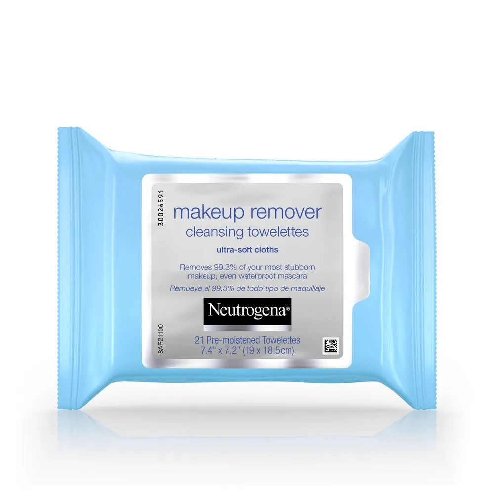 Neutrogena Makeup Remover Facial Cleansing Towelettes & Wipes, 21 ct