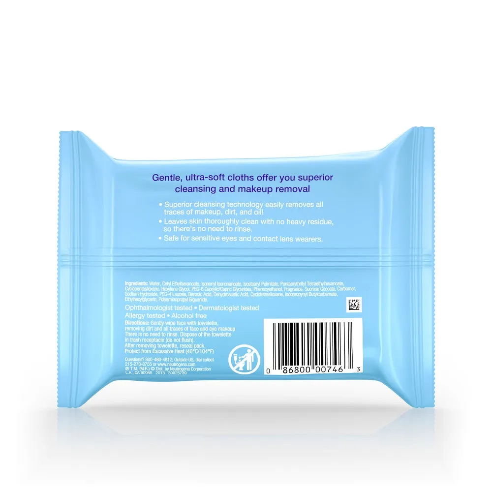 Neutrogena Makeup Remover Facial Cleansing Towelettes & Wipes, 21 ct