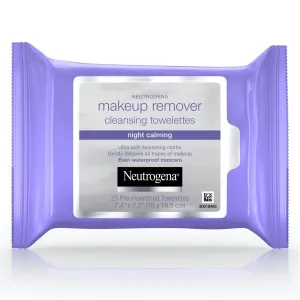 Neutrogena Night Calming Makeup Remover Cleansing Towelettes 25 Pack