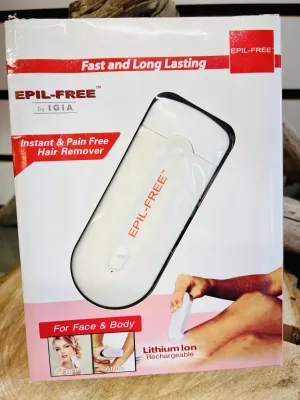 NEW Instant & Pain Free Hair Remover - Epil-Free by Igia - Fast & Long Lasting