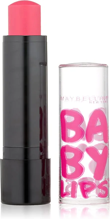 New Maybelline New York Baby Lips Balm Electro, Pink Shock, 0.15 Ounce