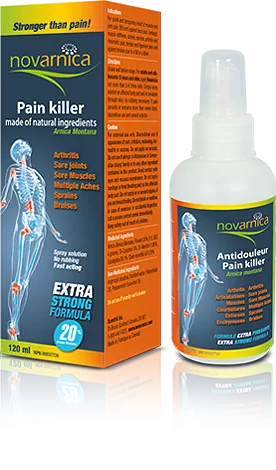 NEW Novarnica Pain Killer Spray - BB: 09/23