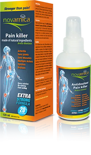 NEW Novarnica Pain Killer Spray - BB: 09/23