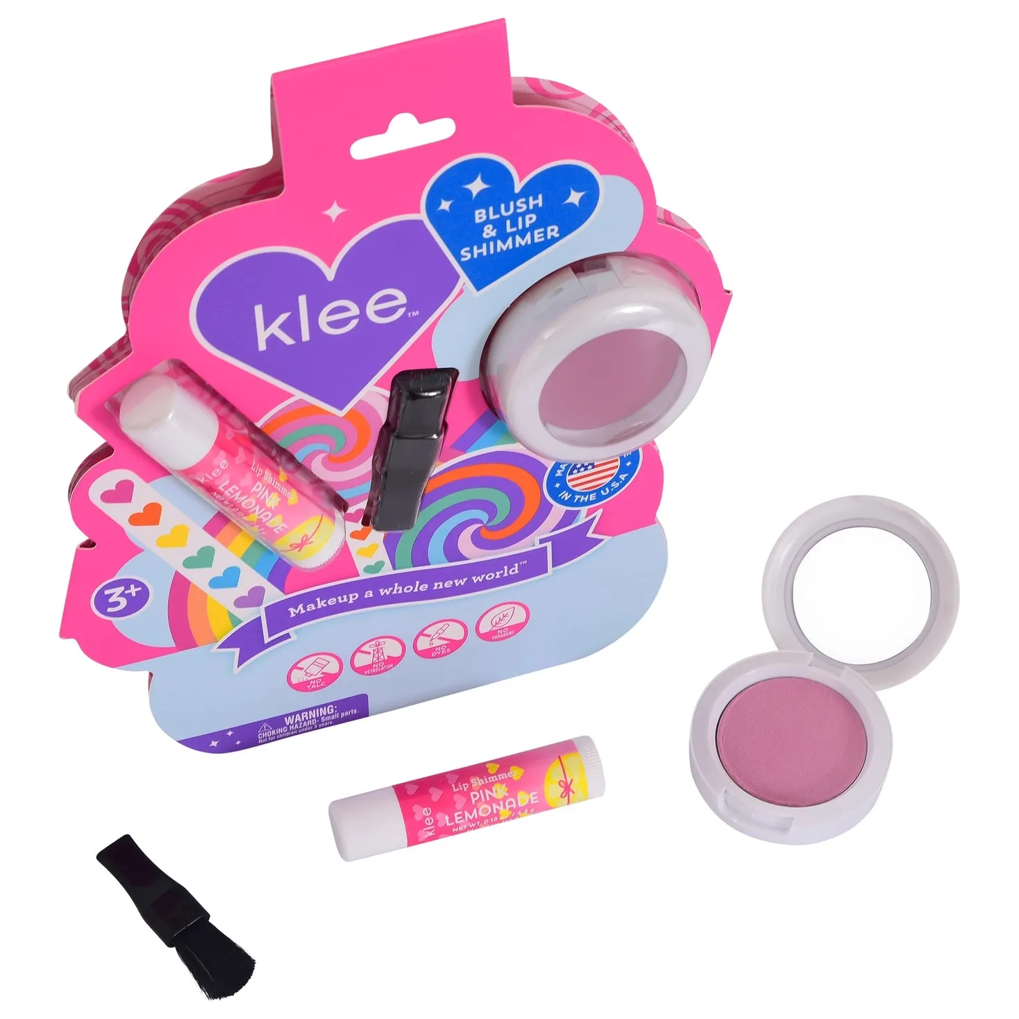 New!! Rainbow Glitz - Blush and Lip Shimmer Set