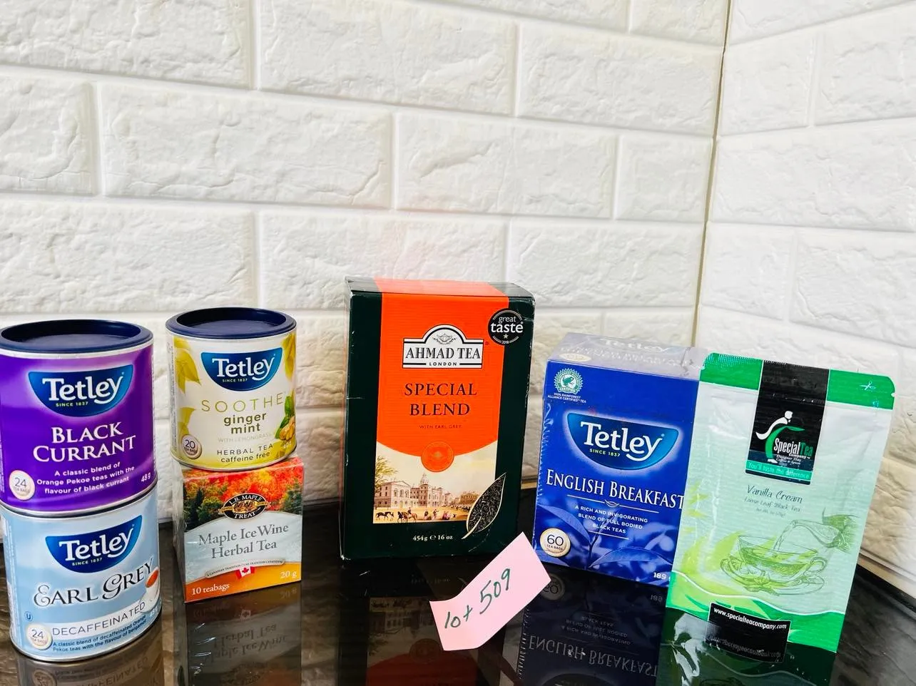 New sealed lot 509! Tea Lot some have no BB, BB 6/21