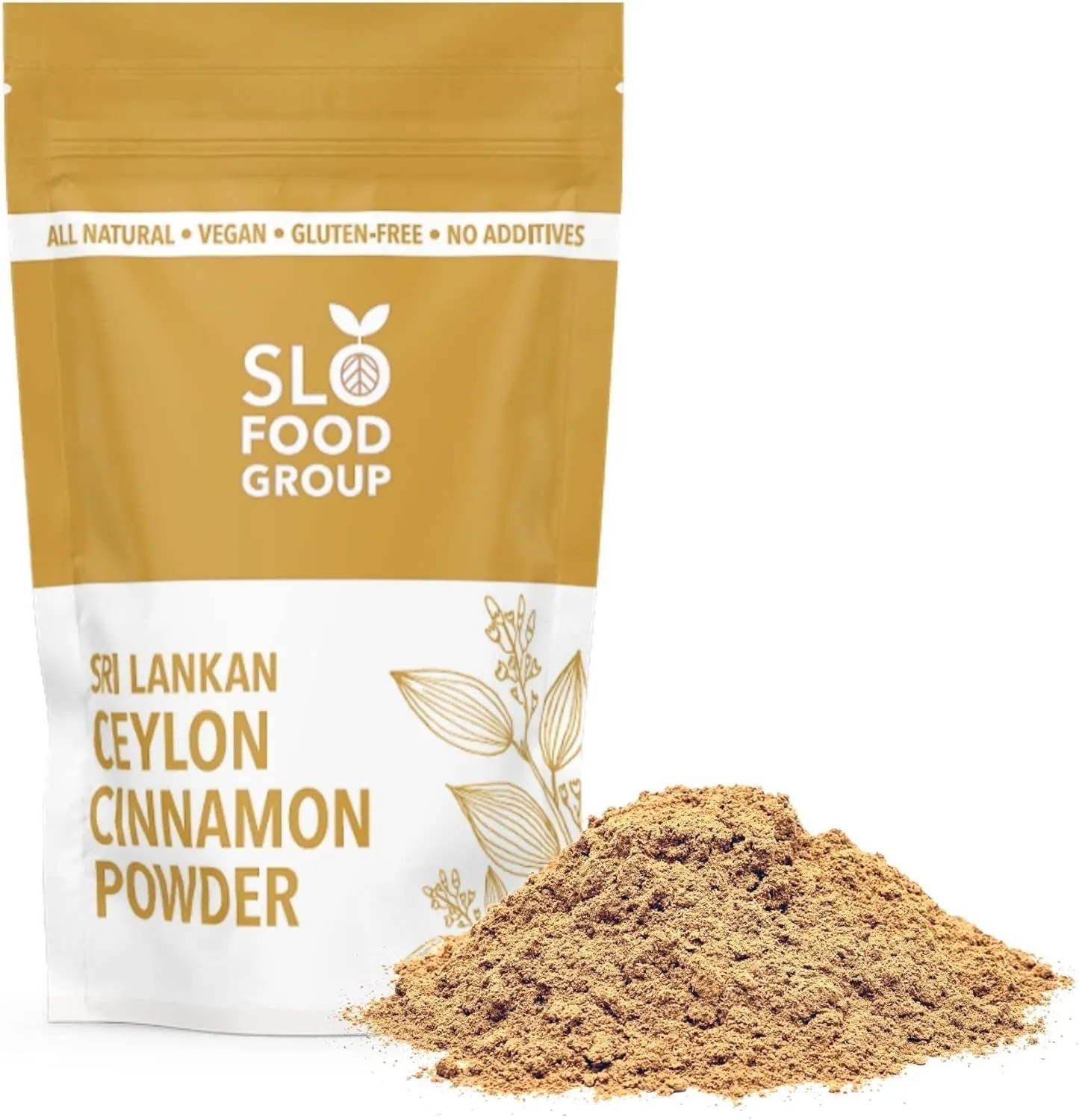 New sealed Slofoodgroup Ceylon Cinnamon Powder- Premium Quality Cinnamon Powder from Sri Lanka (6 oz Ceylon Cinnamon Powder) All Natural, Vegan, Gluten aFree, No Additives