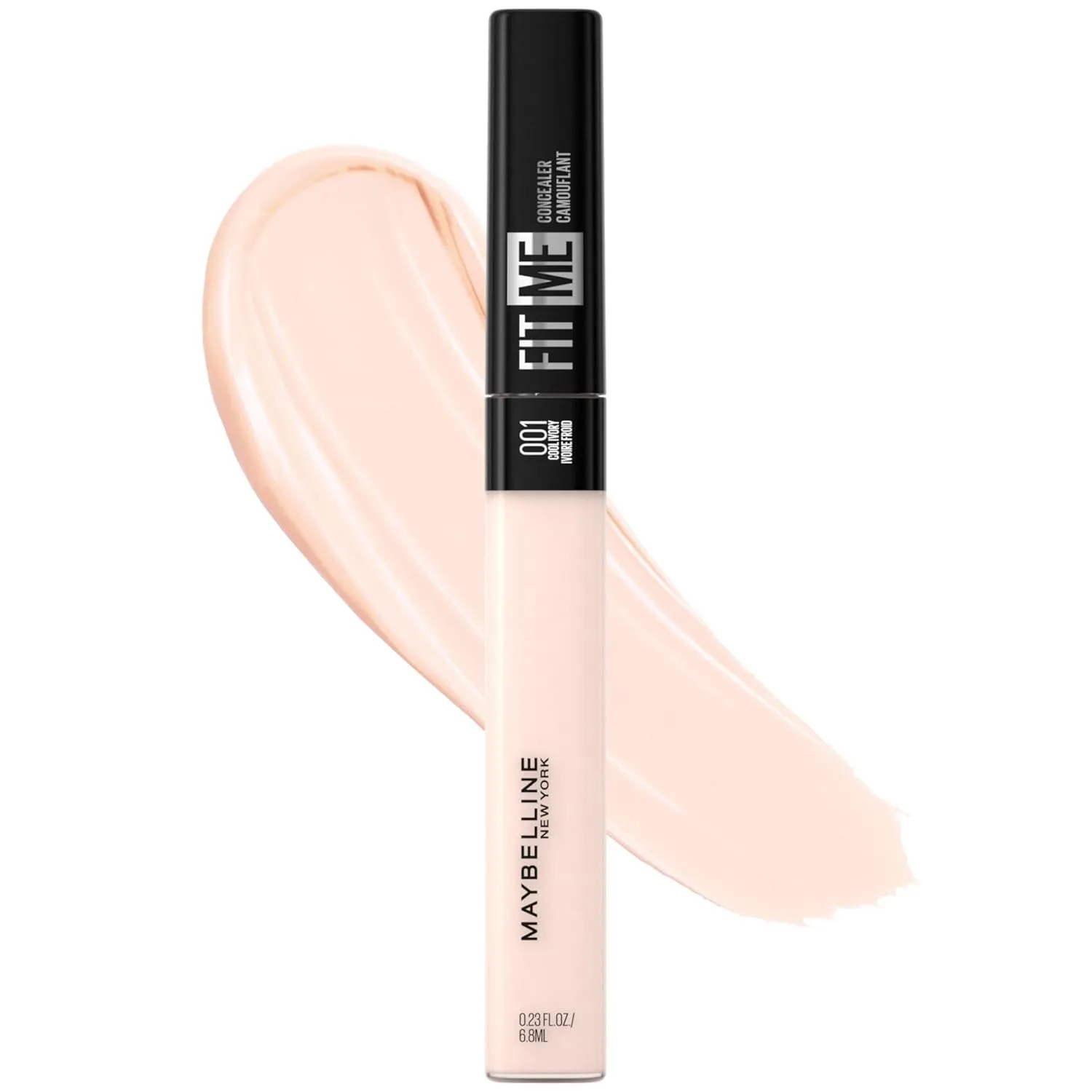New York Fit Me Liquid Concealer Makeup, Natural Coverage, Lightweight, Conceals, Covers Oil-Free, Fair, 1 Count (Packaging May Vary)