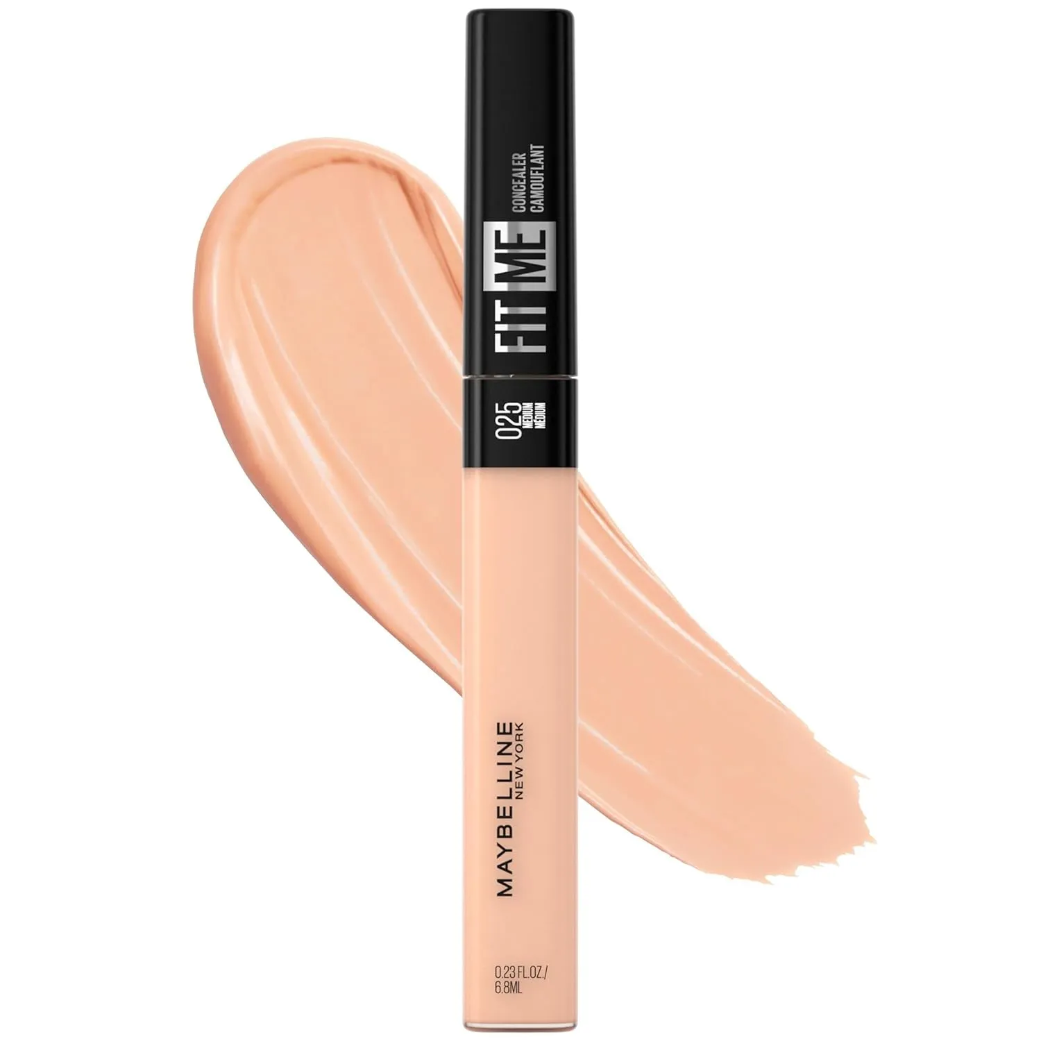 New York Fit Me Liquid Concealer Makeup, Natural Coverage, Lightweight, Conceals, Covers Oil-Free, Fair, 1 Count (Packaging May Vary)