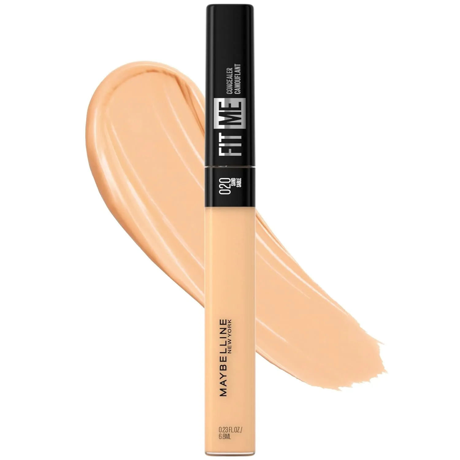 New York Fit Me Liquid Concealer Makeup, Natural Coverage, Lightweight, Conceals, Covers Oil-Free, Fair, 1 Count (Packaging May Vary)