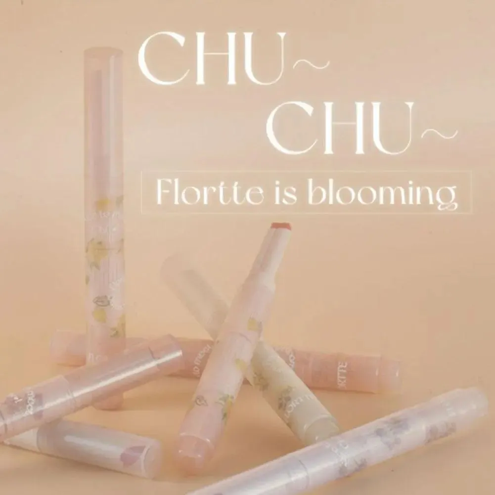 Nice to Meet Chu Jelly Lipstick Flower Heart Lipstick Long-lasting Pomegranate Jelly Love Lipstick Matte Lip Gloss