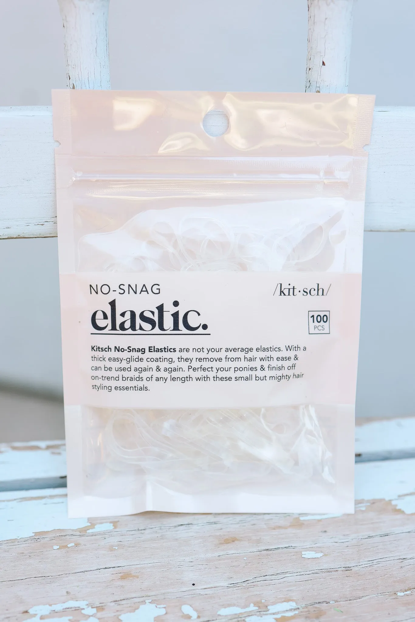 No-Snag Elastic 100 pc - Clear
