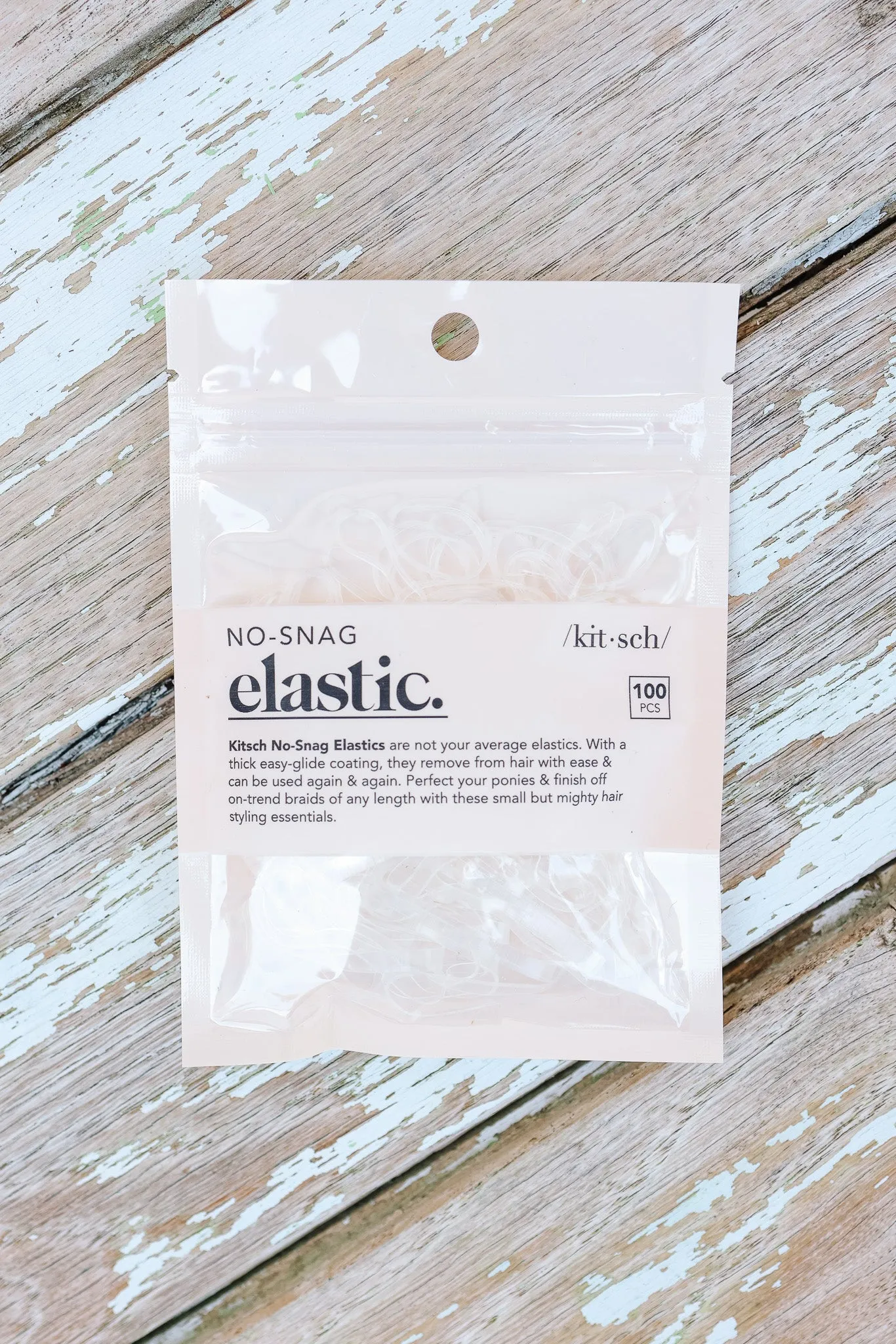 No-Snag Elastic 100 pc - Clear