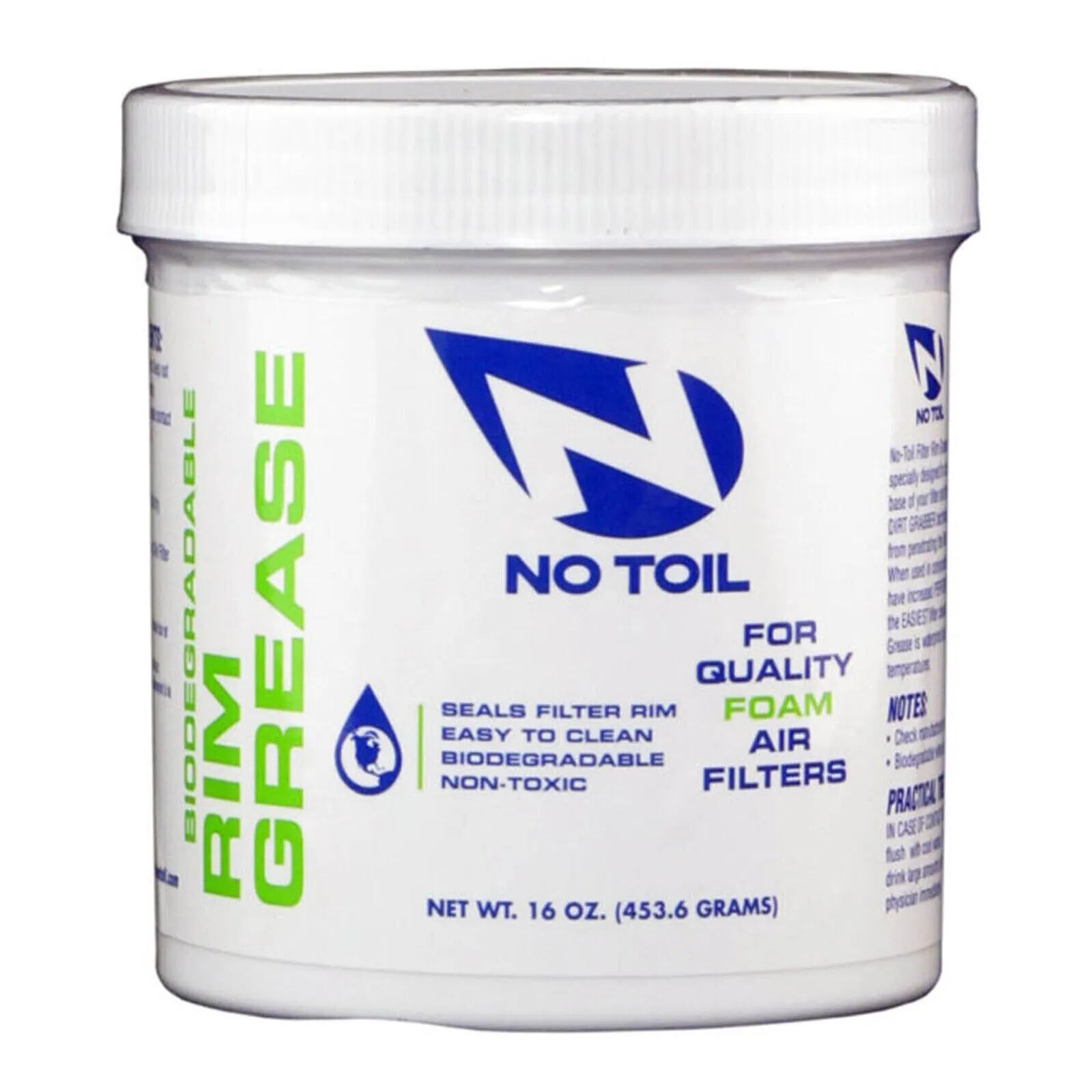 No-Toil Air Filter Rim Grease